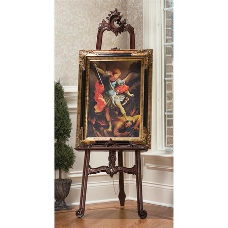 DESIGN TOSCANO Louis XV Fine Art Carved Hardwood Display Easel DY3093